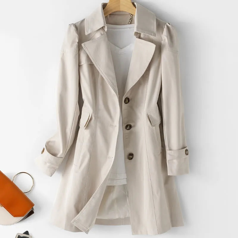 Women’s Casual Trench Coat – Timeless Everyday Layer