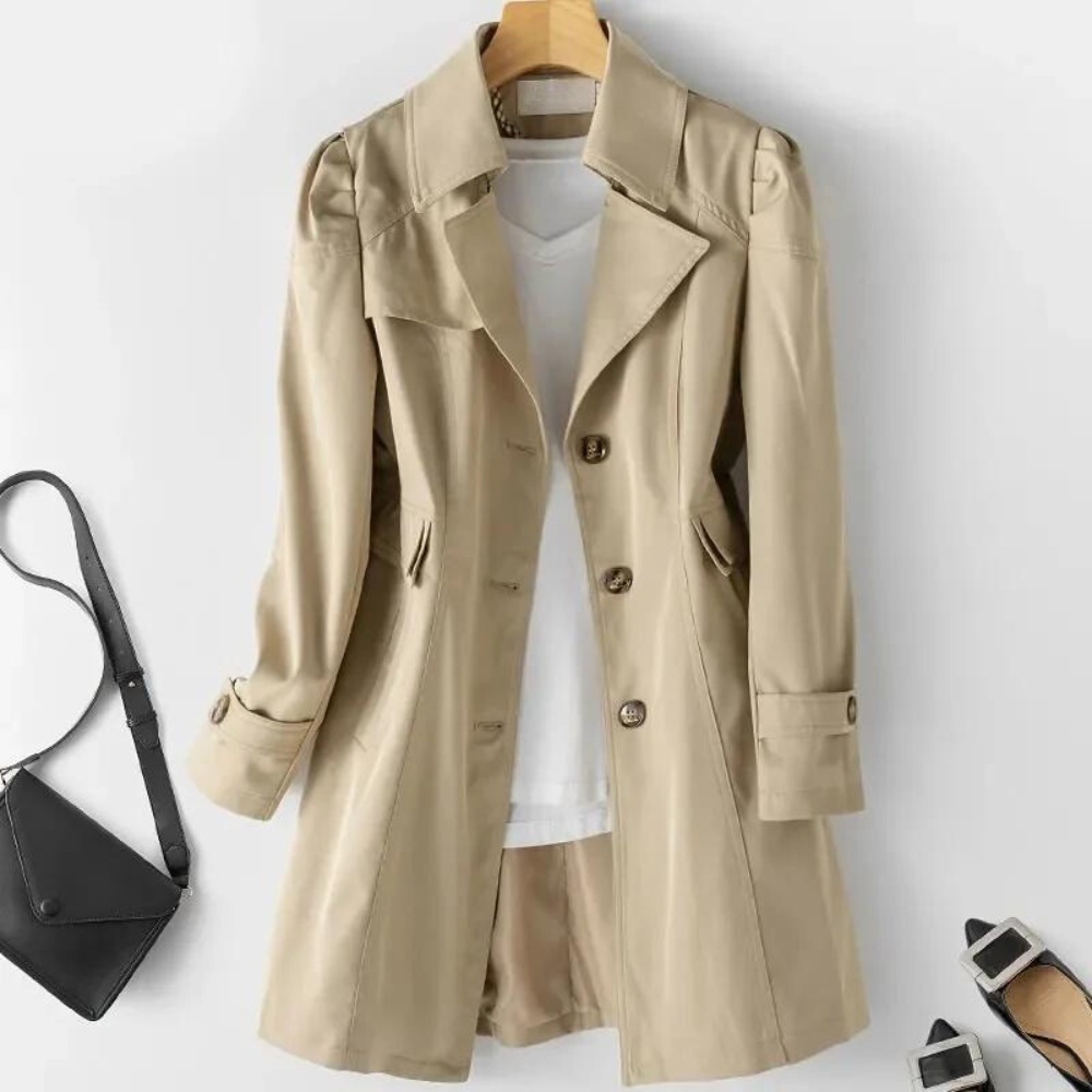 Women’s Casual Trench Coat – Timeless Everyday Layer