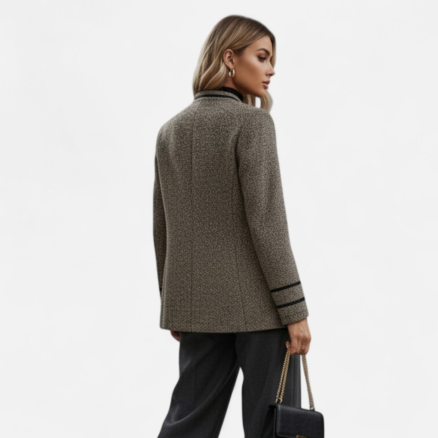 Women’s Heritage-Inspired Casual Coat – Refined Autumn Winter Design