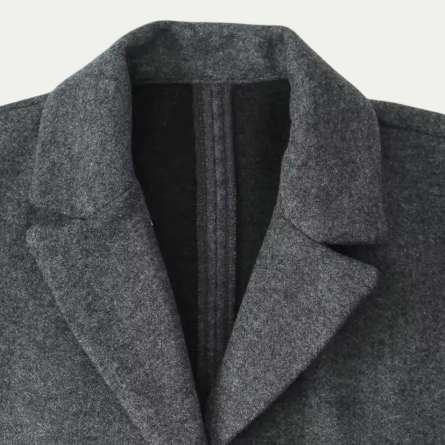 Women’s Long Trench Coat – Classic Tailored Overcoat