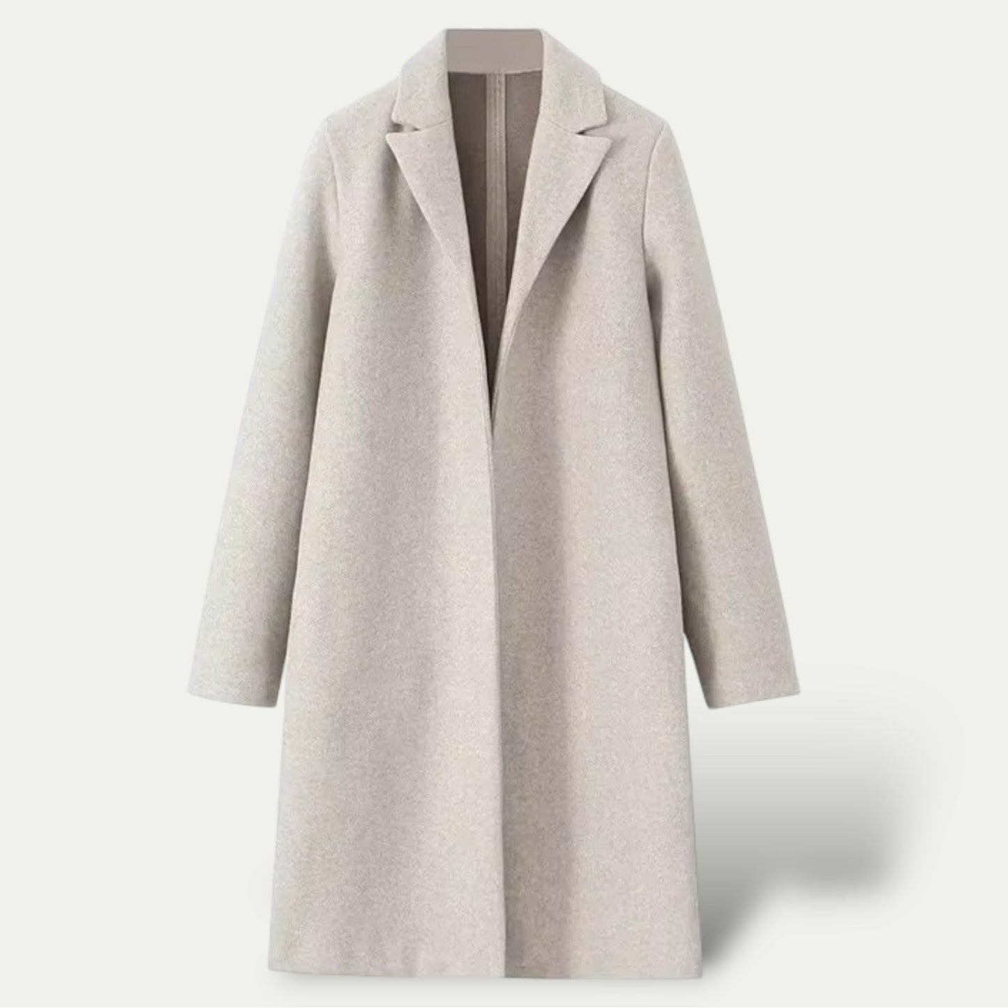 Women’s Long Trench Coat – Classic Tailored Overcoat