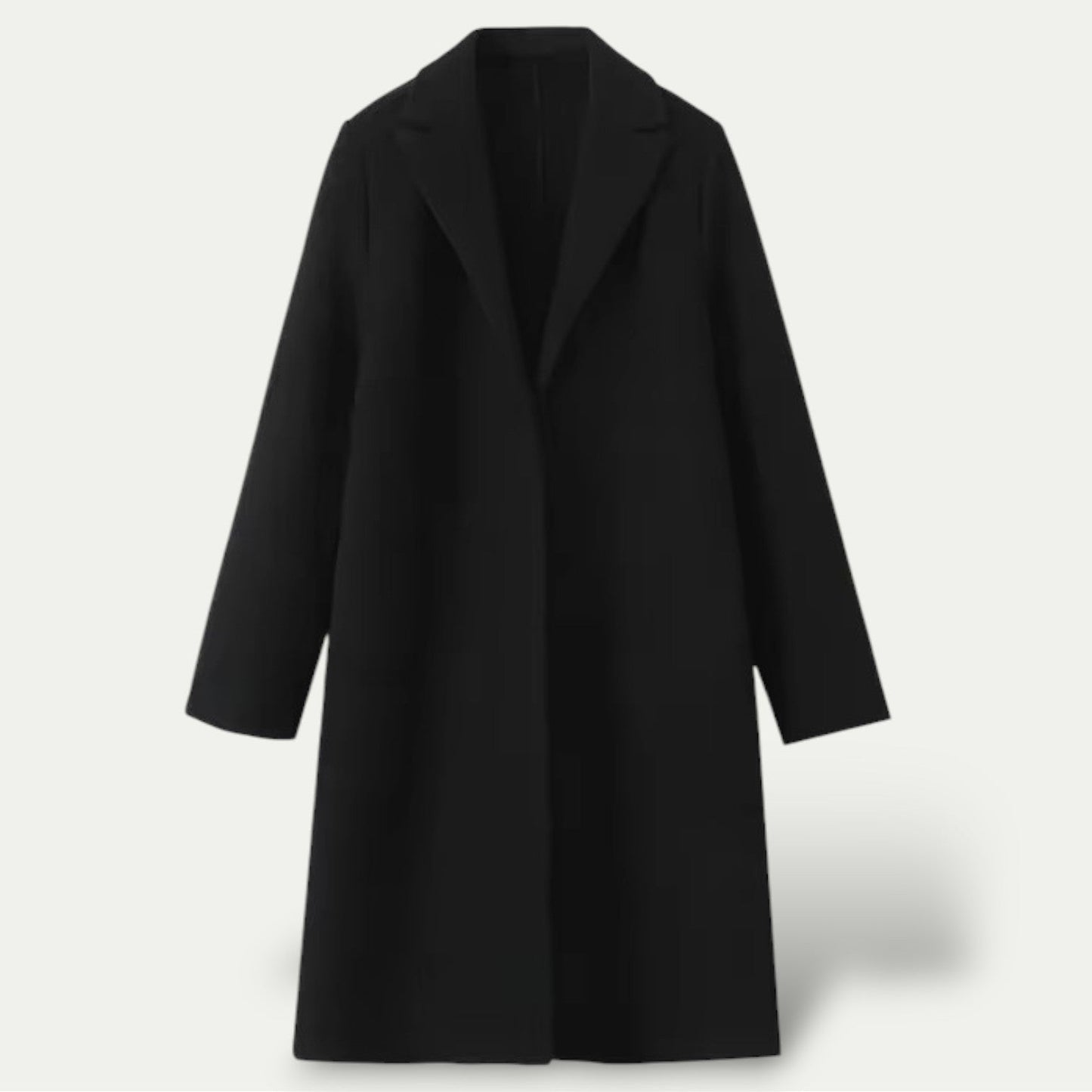 Women’s Long Trench Coat – Classic Tailored Overcoat