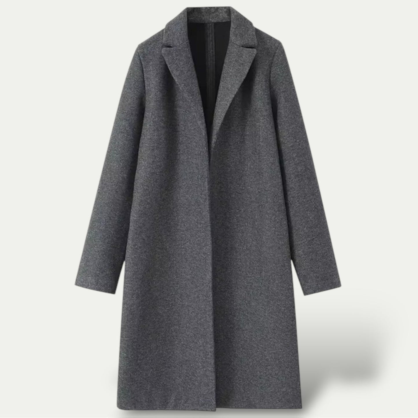 Women’s Long Trench Coat – Classic Tailored Overcoat