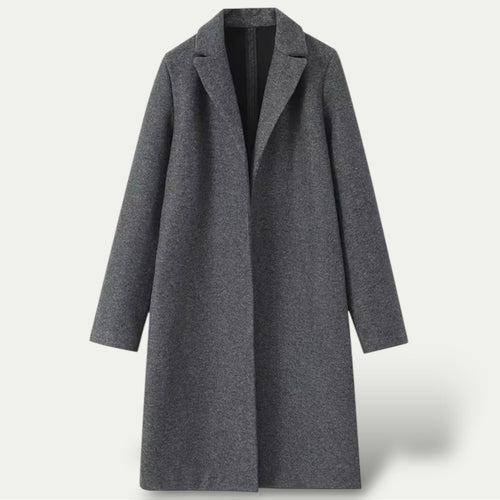 Women’s Long Trench Coat – Classic Tailored Overcoat
