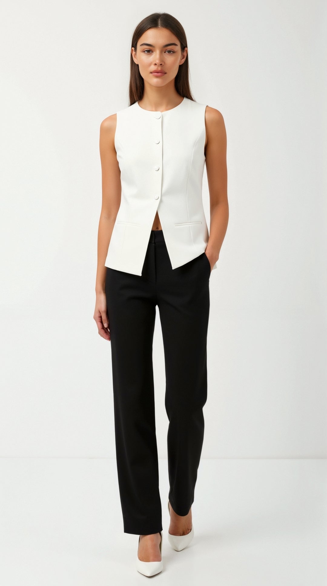 Ellie Buttoned Tank Top