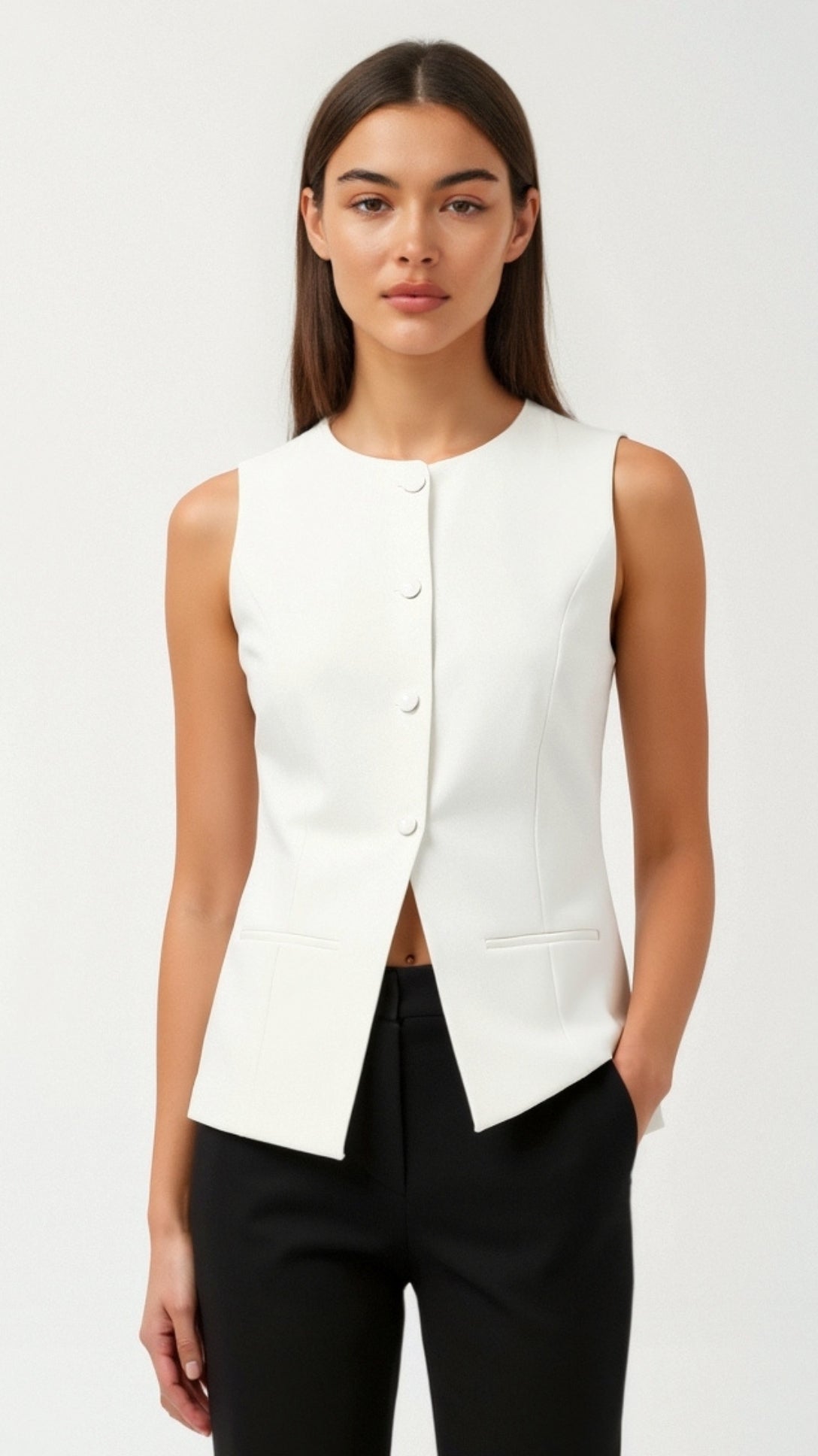 Ellie Buttoned Tank Top