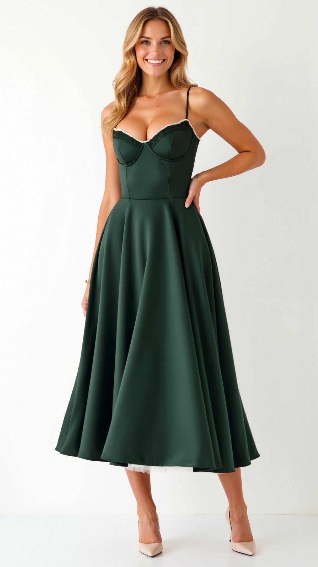 Isolde Tulle Midi Dress