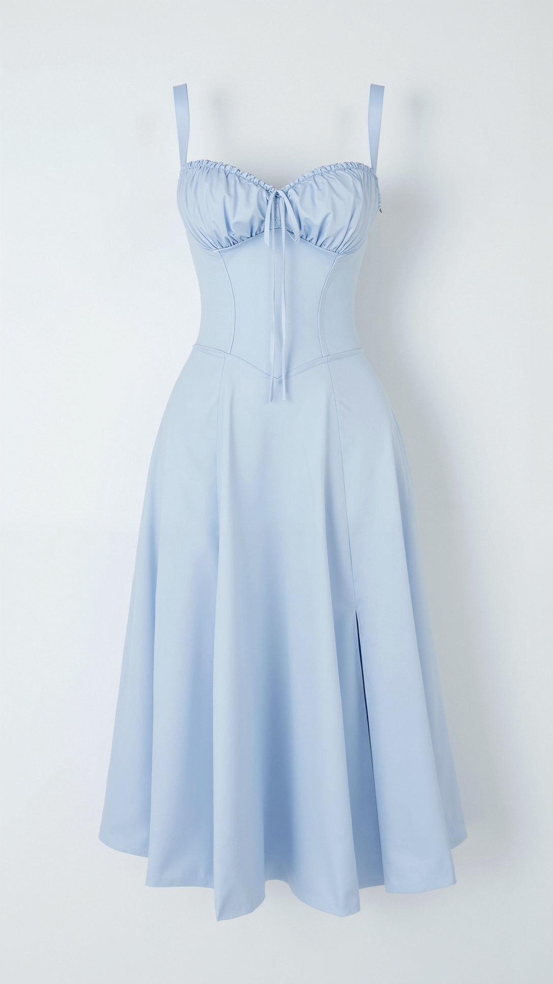 Jade Lace Up Midi Dress