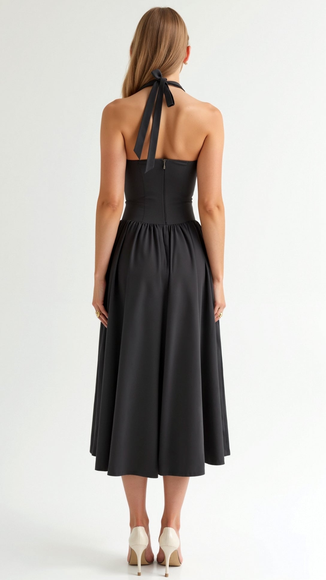Katarina Halter Midi Dress