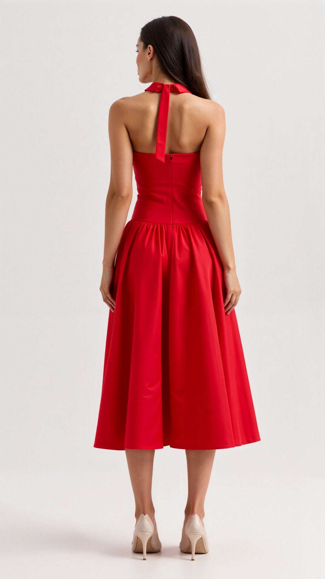 Katarina Halter Midi Dress