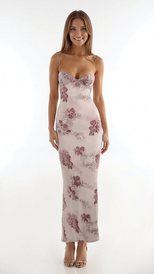 Mirabelle Maxi Bodycon Slip Dress