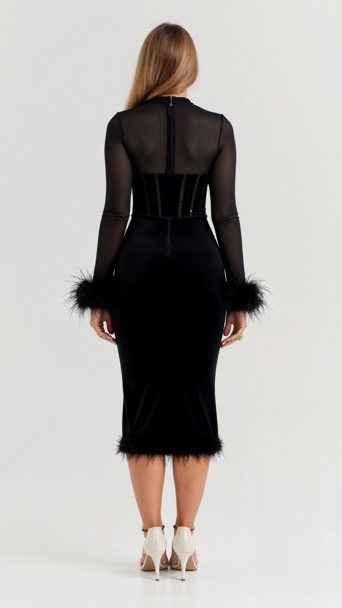 Sabine Corset Midi Dress