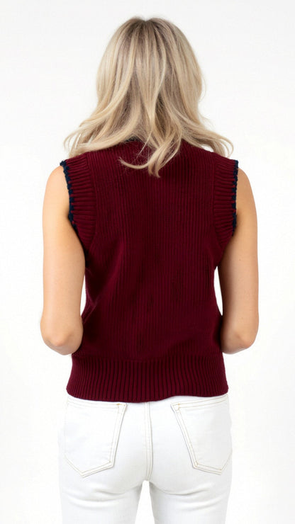 Blair Knitted Sweater Vest