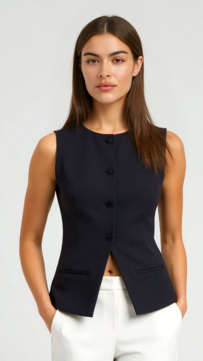 Ellie Buttoned Tank Top