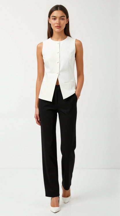 Ellie Buttoned Tank Top