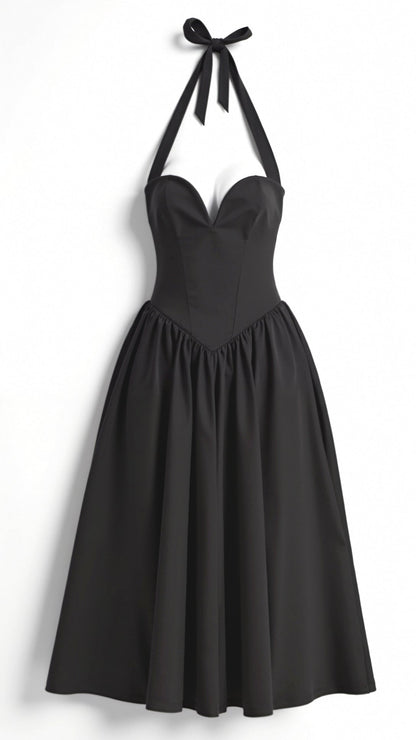 Katarina Halter Midi Dress