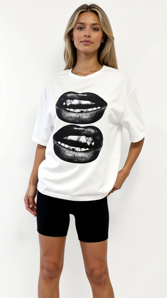 Natalia Oversized Graphic T-Shirt