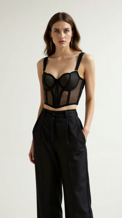 Penelope Corset Crop Top