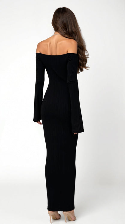 Quinlan Maxi Off-Shoulder Bodycon Dress
