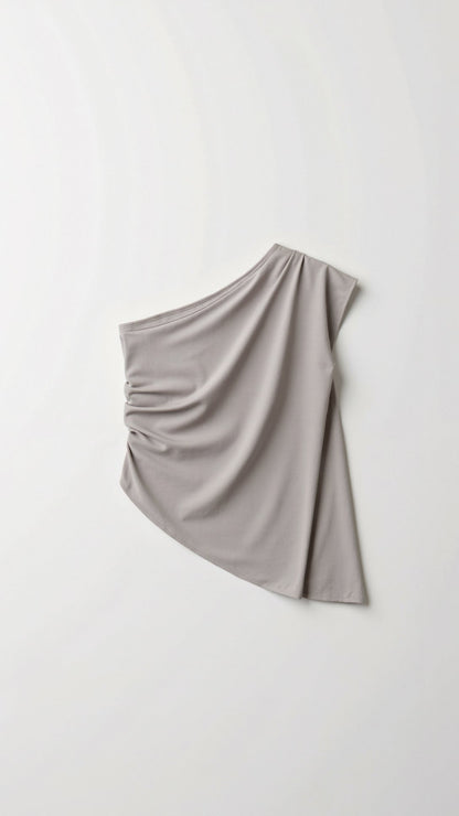 Selene Sleeveless One-Shoudler Top